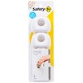Safety 1St White Plastic Door Knob Covers , 4PK HS326